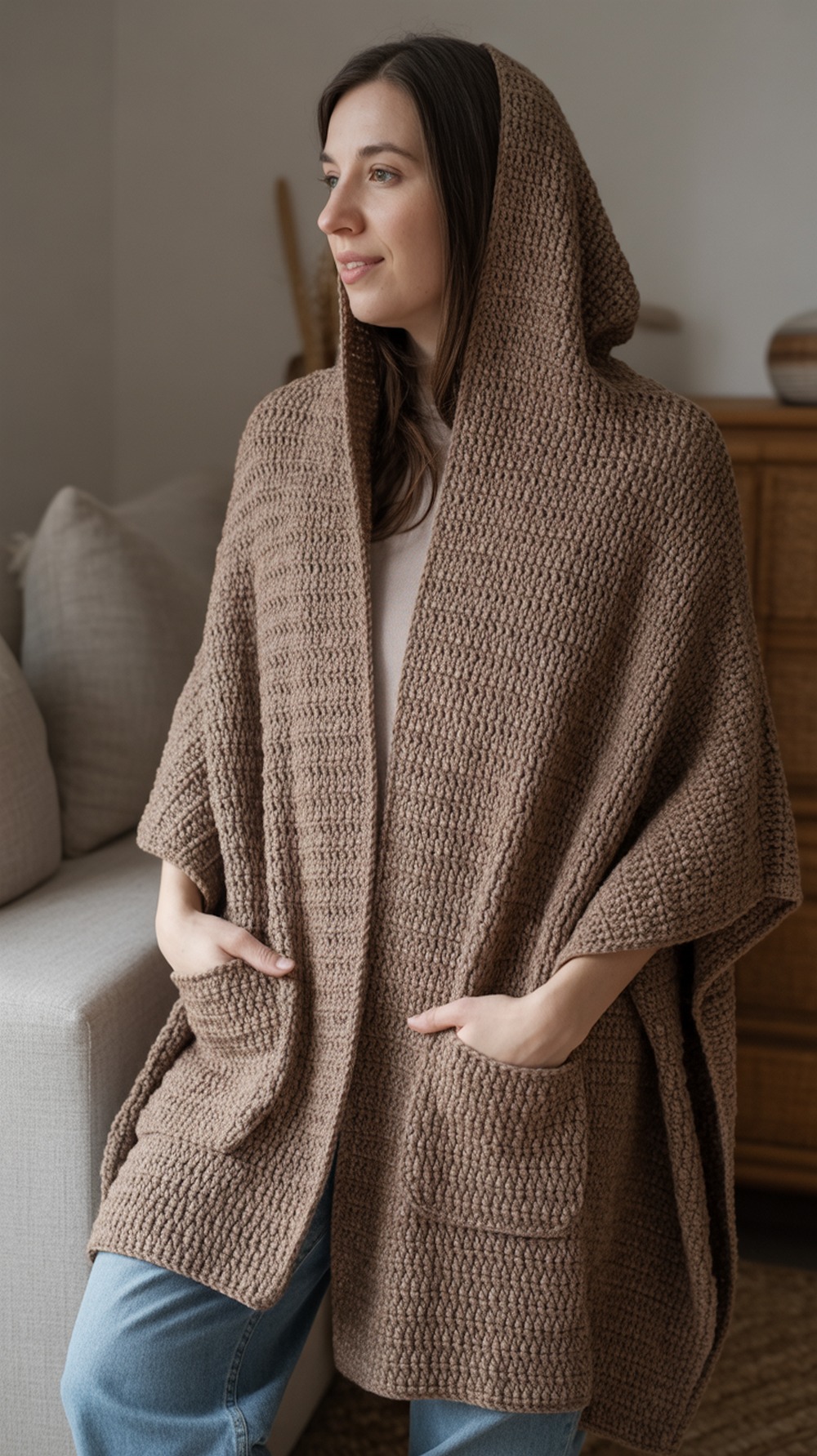 Hooded Pocket Wrap