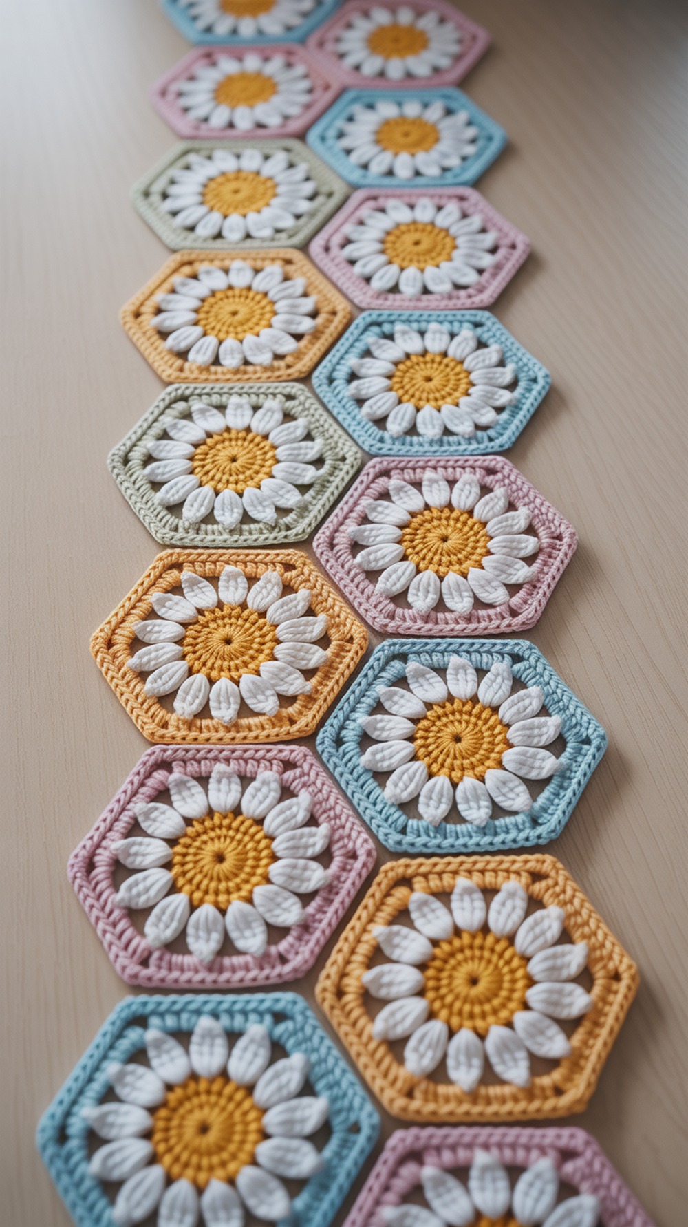 How to Crochet the Hexadaisy