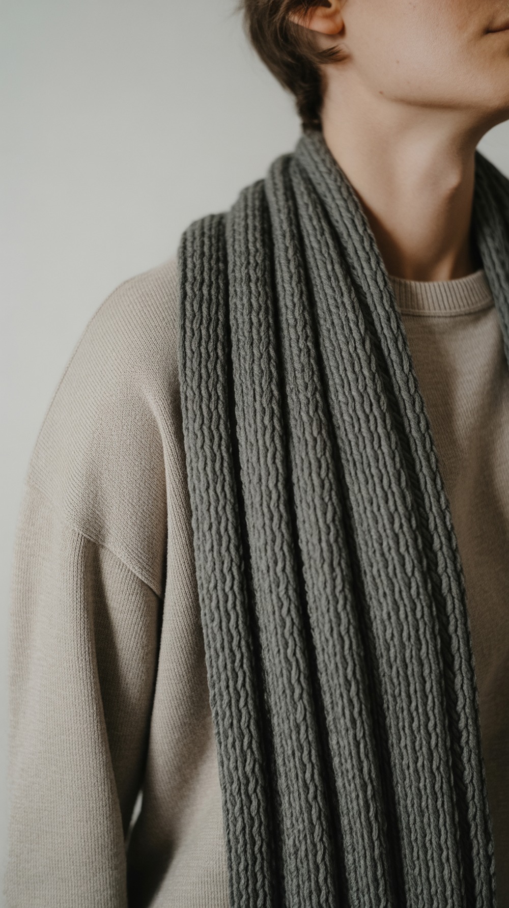 Knit Look Hideaway Cowl