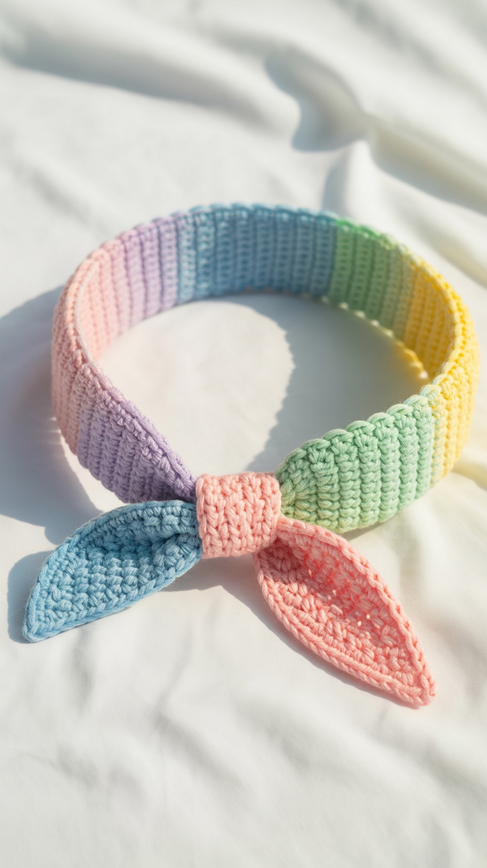 Pastel Ombre Knot Bow Headband