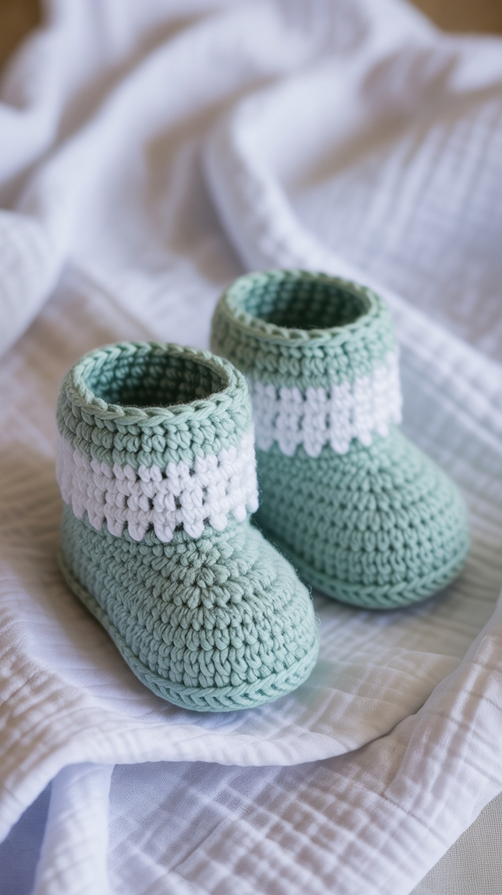 Puff Stitch Booties