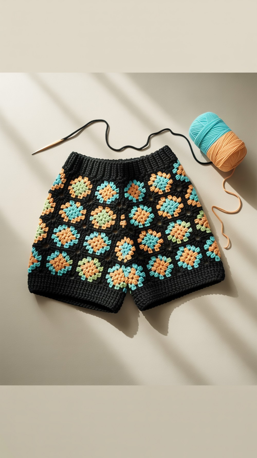 Red Heart All In One Granny Shorts