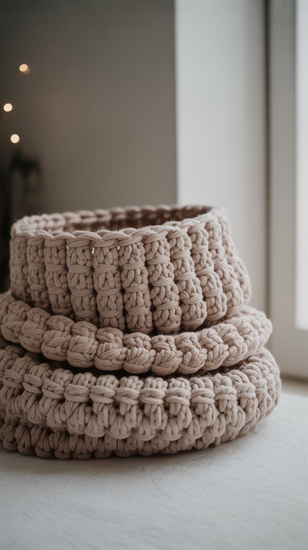 Sandstone Puff Cabin Cowl