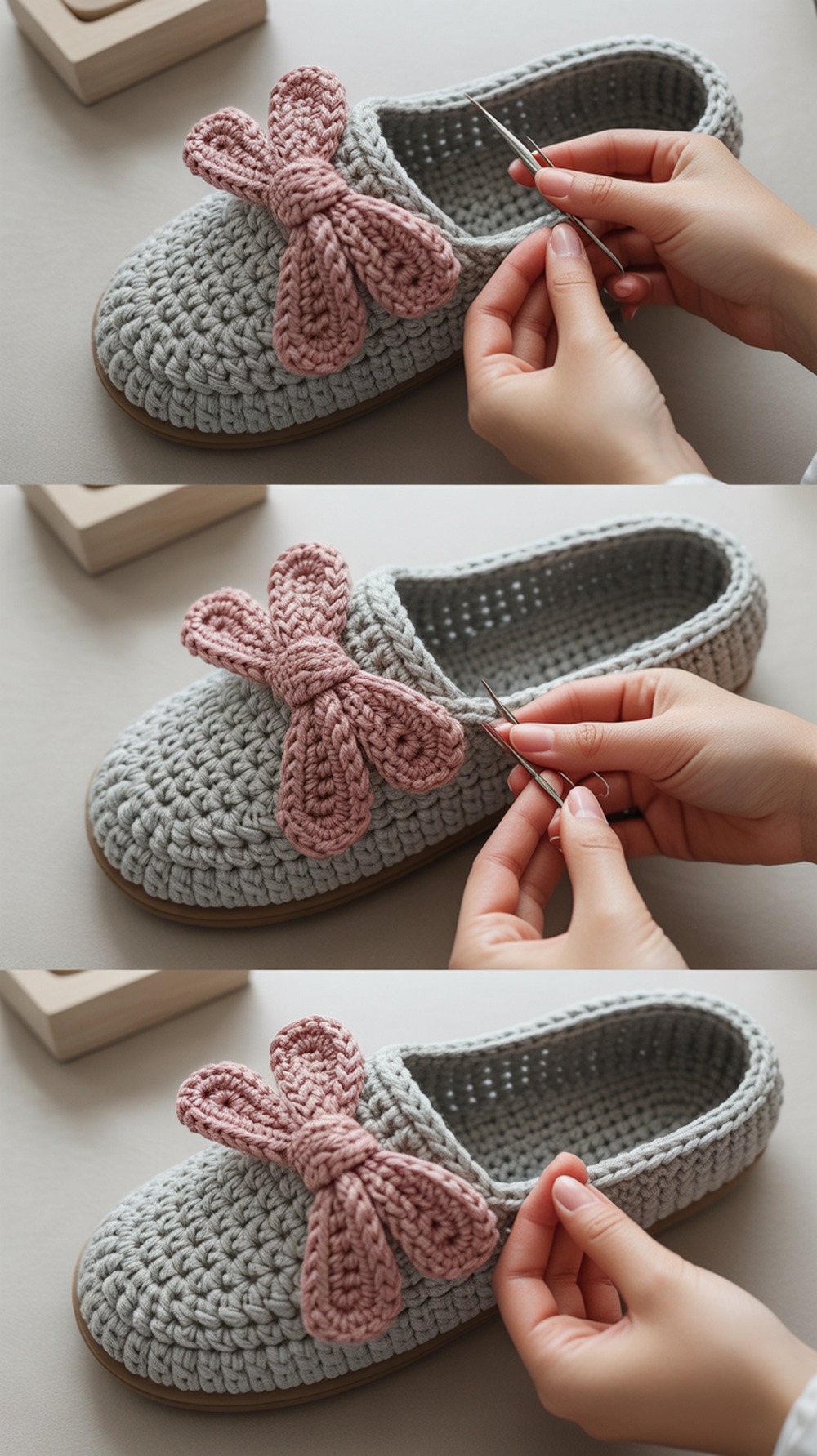 Simple Crochet Slippers for Beginners