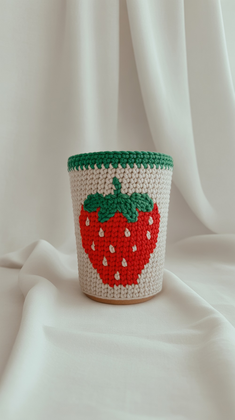 Strawberry Cup Cozy
