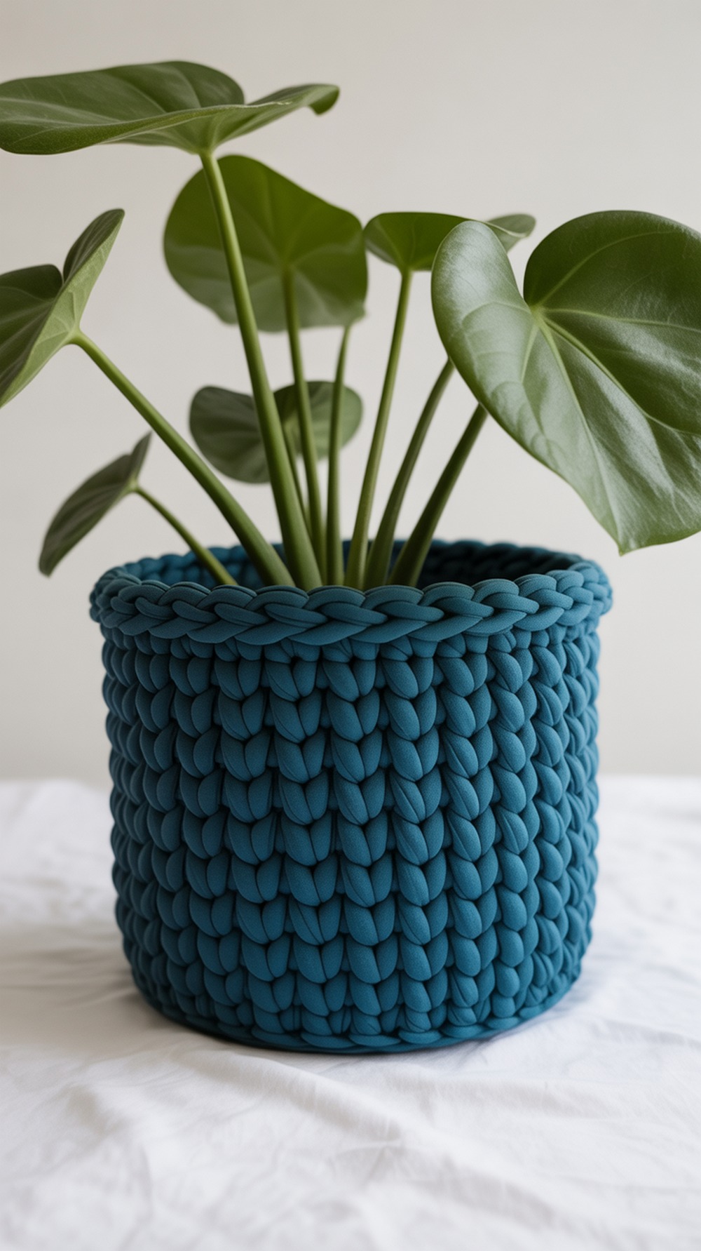 T Shirt Plarn Pot Cover