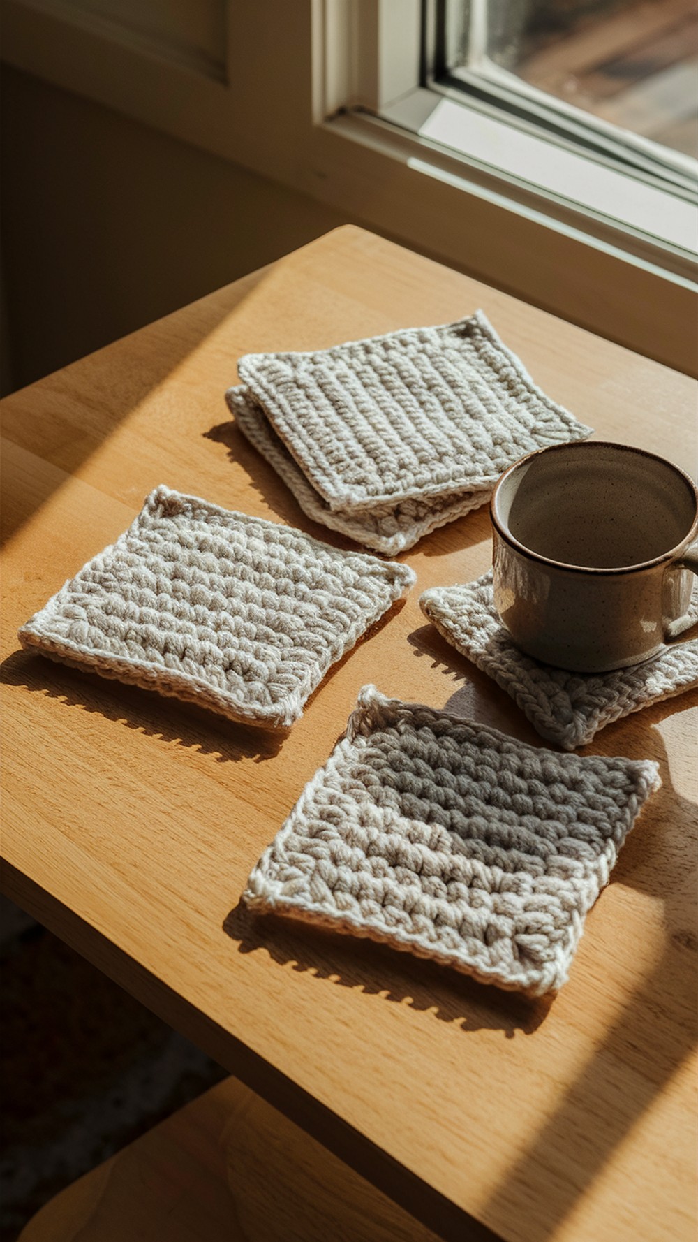 Textured Square Coasters (Kitchen Workhorses)