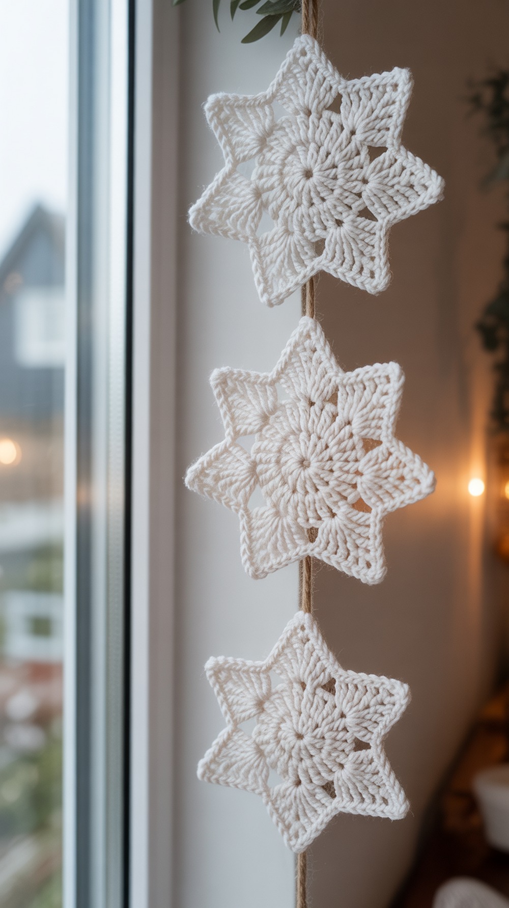 Three Round Snowflake