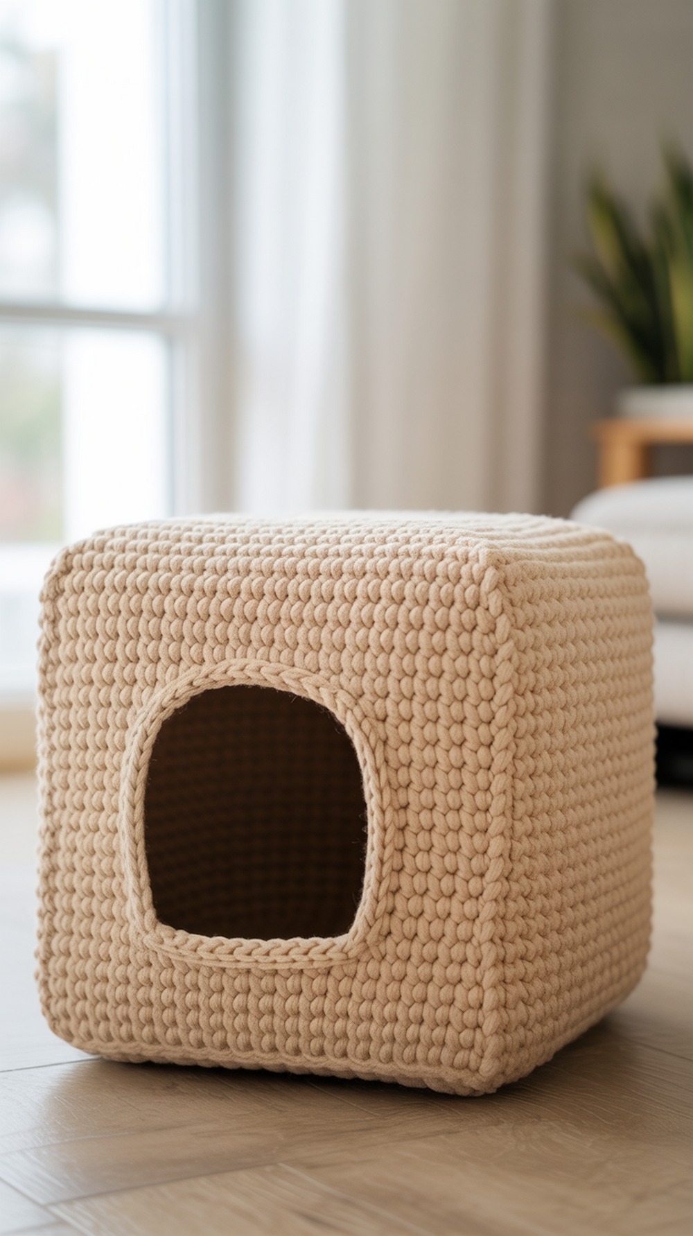 12 Crochet Cat Cave Pod Ideas - Yarn Nest Studio