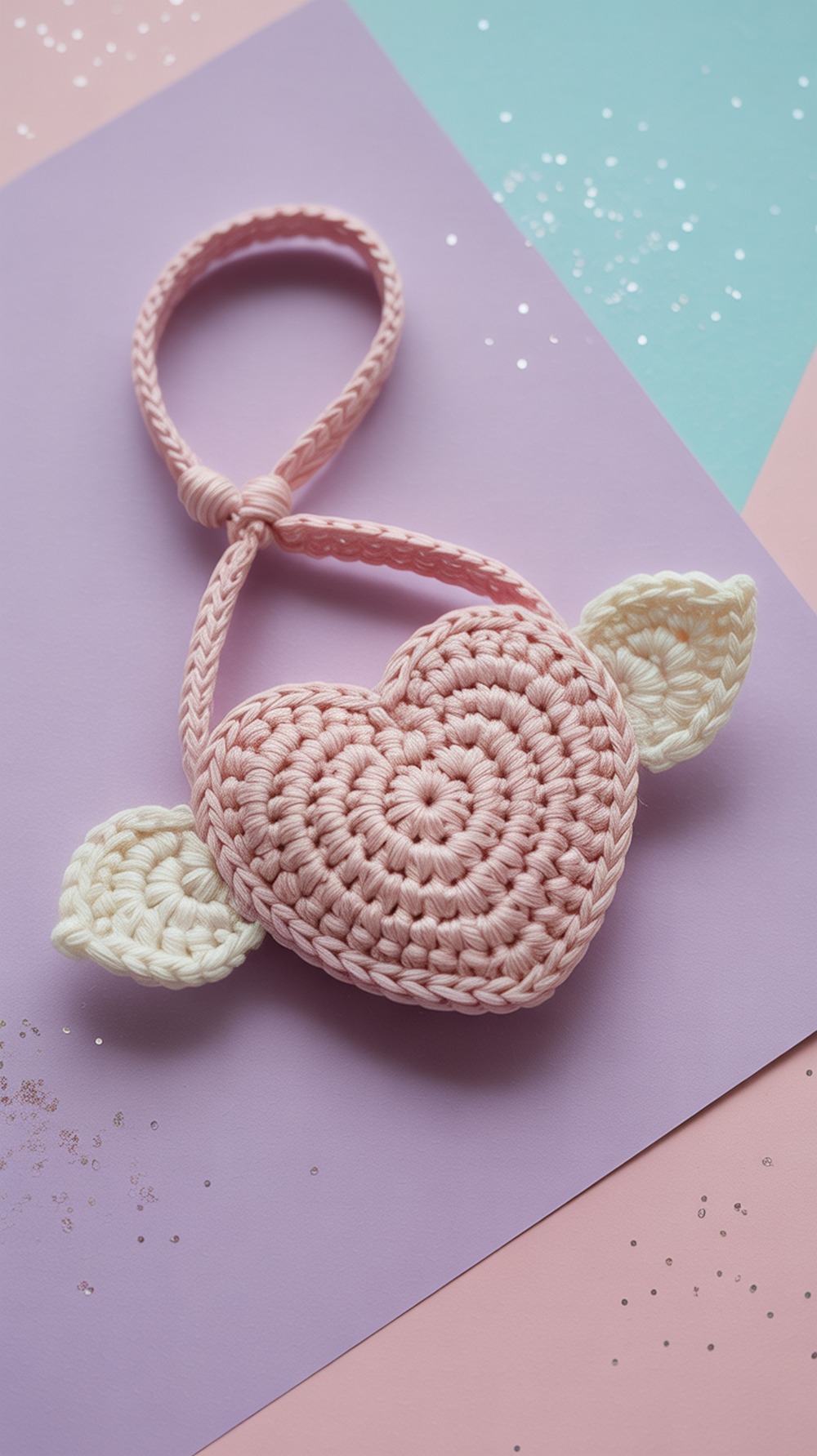 Winged Heart Wristlet