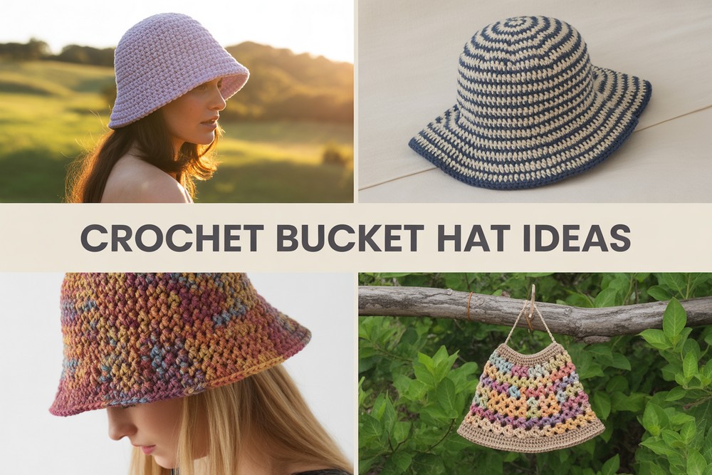 12 Crochet Bucket Hat Ideas
