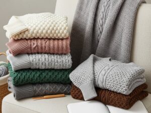 12 Crochet Textured Stitch Sweater Ideas