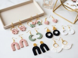 12 Crochet Trendy Earring Ideas