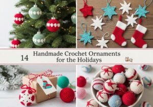 14 Crochet Holiday Ornament Ideas