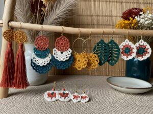 14 Crochet Trendy Earring Ideas