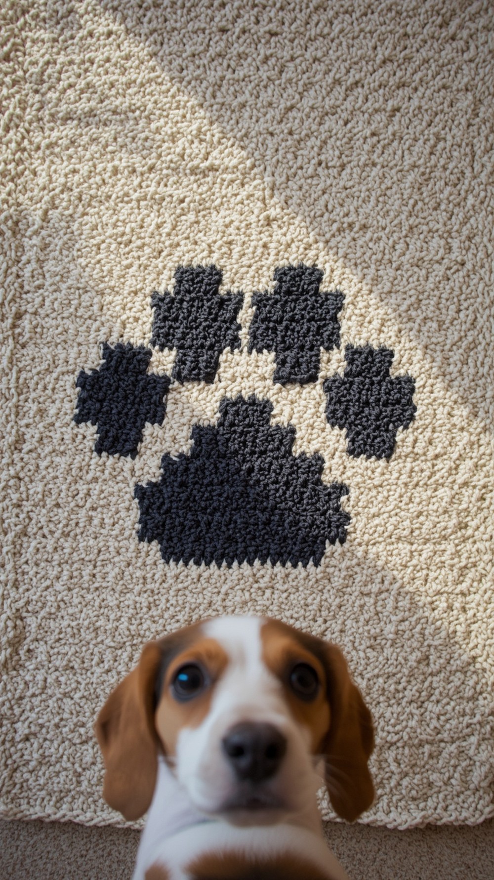 C2C Paw Print Kennel Blanket