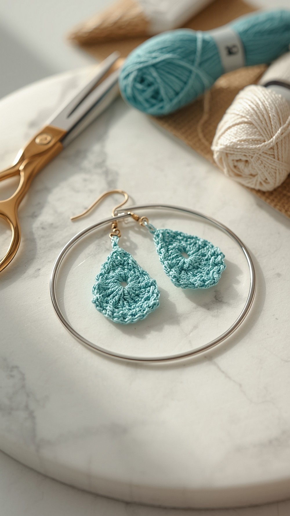 Caribbean Wave Scallop Hoops