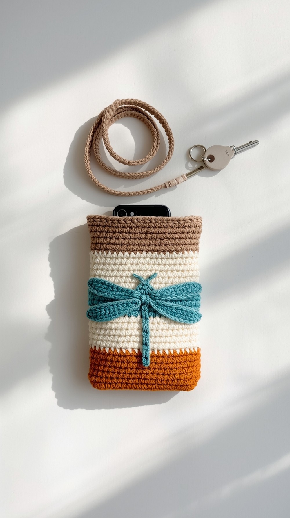 Color-Block Phone Pouch