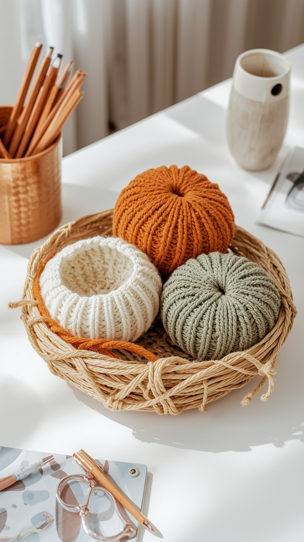 Cord-Wrapped Nesting Bowls