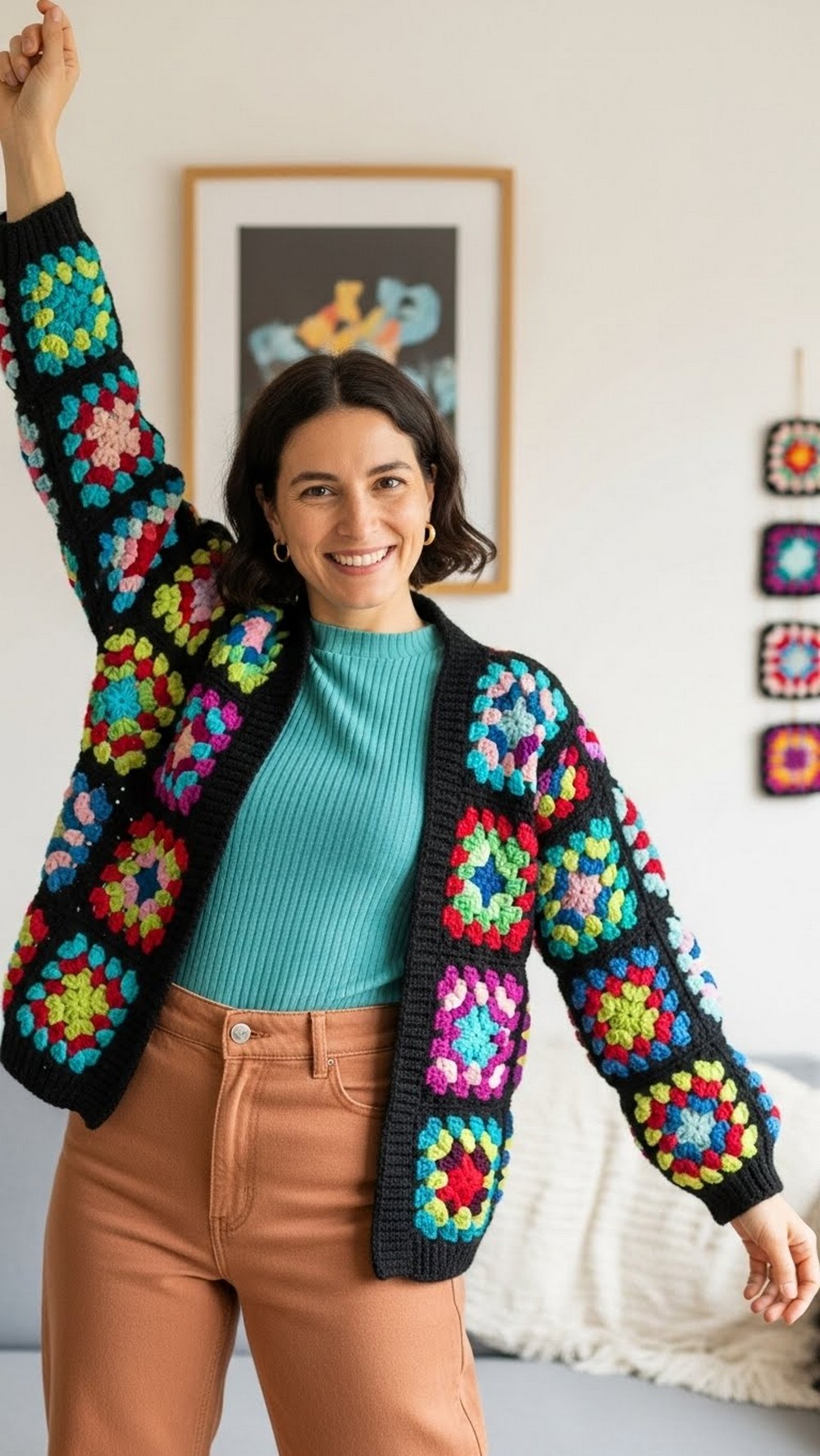 Cozy Crochet Granny Cardigan