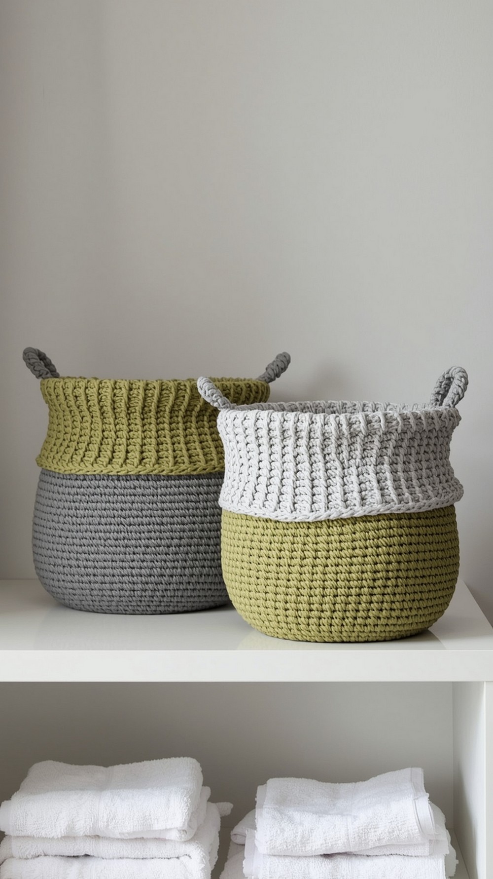 DROPS “Welcome Home” Fold-Down Baskets