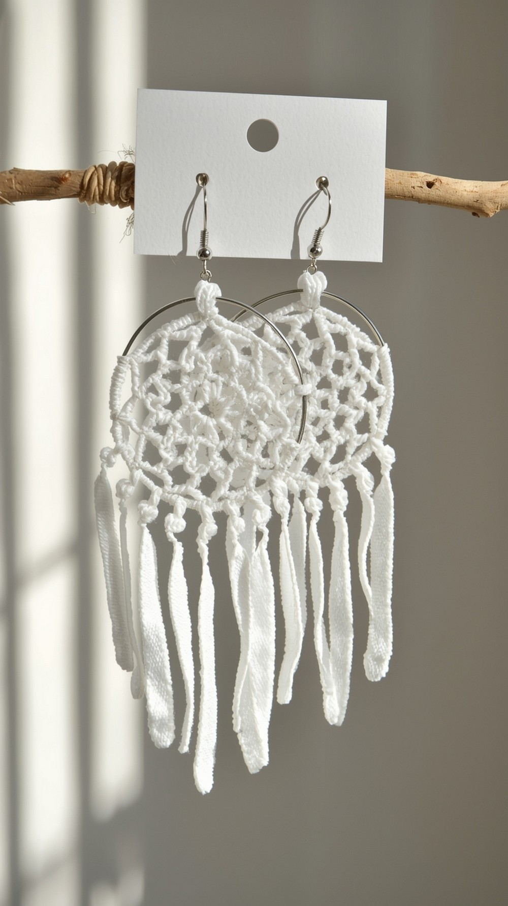 Dreamcatcher-Style Hoops