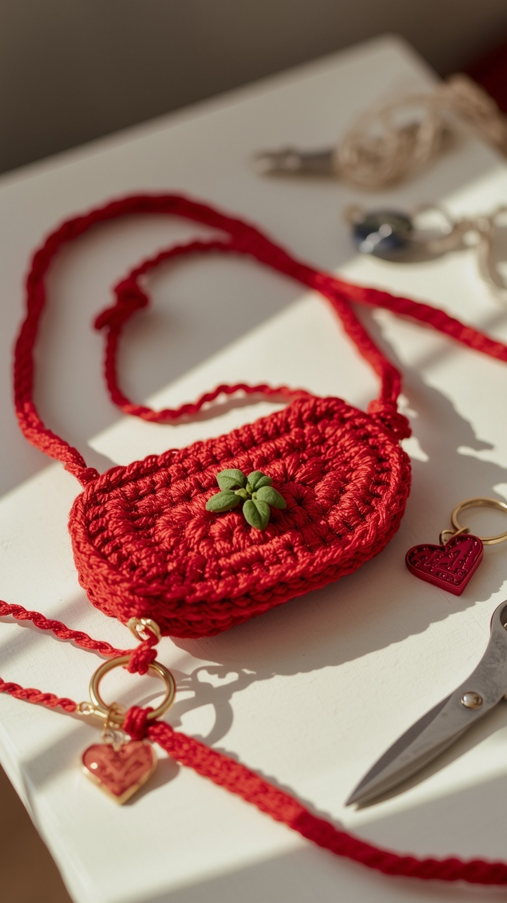 Heart Bag & Keychain