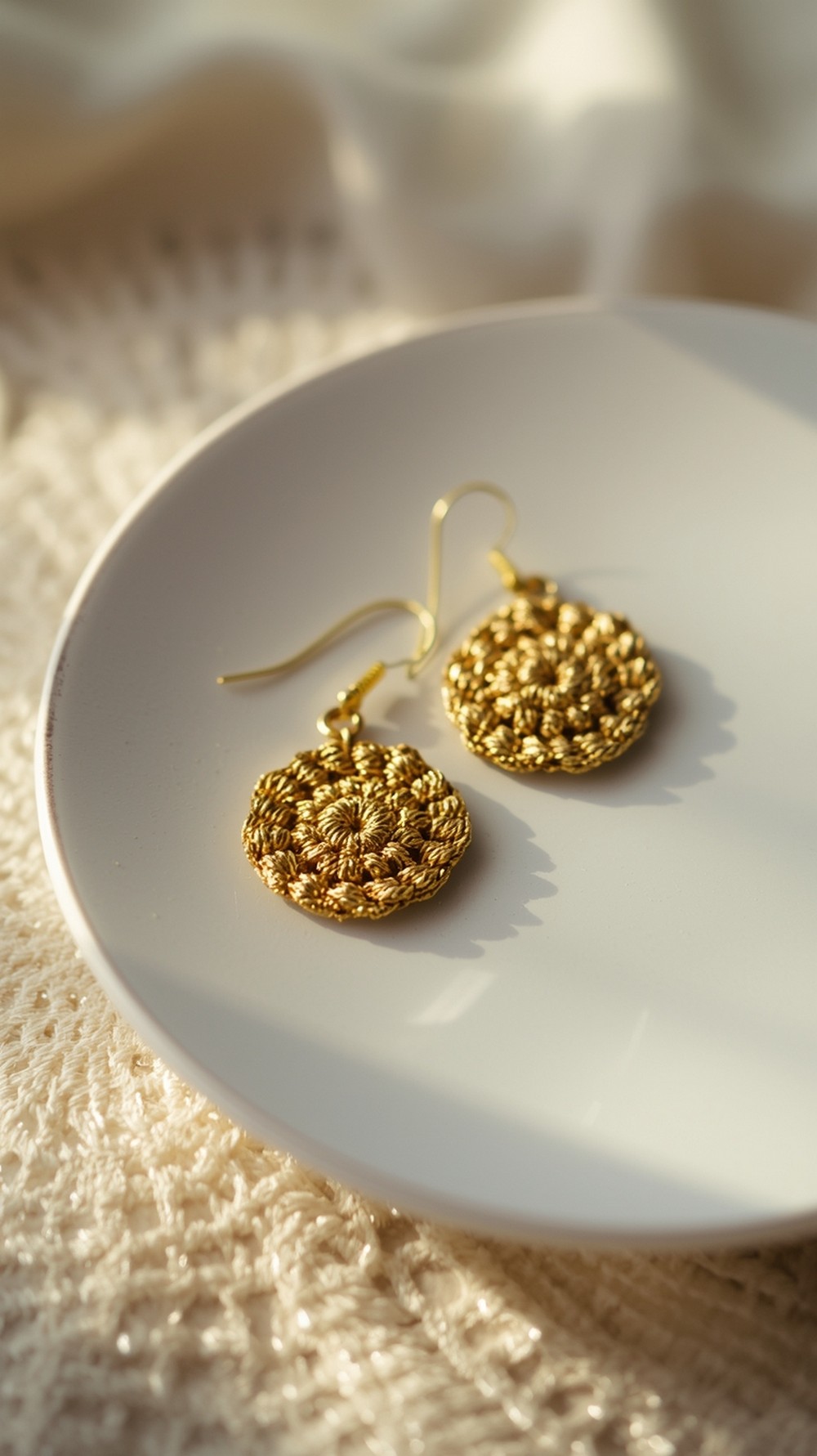 Metallic Gold Medallions