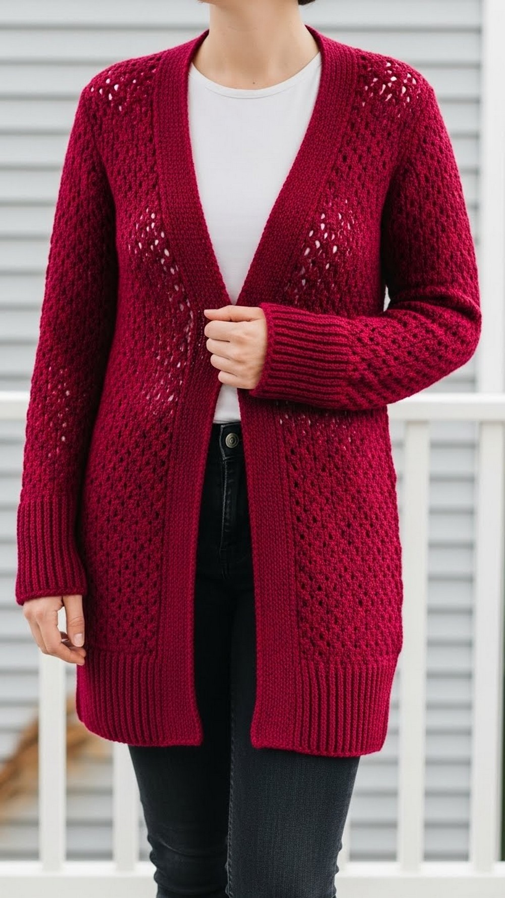 Ruby Textured Fall Cardigan