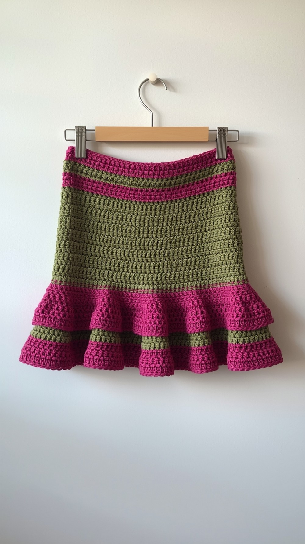 Ruffle Micro Mini Skirt