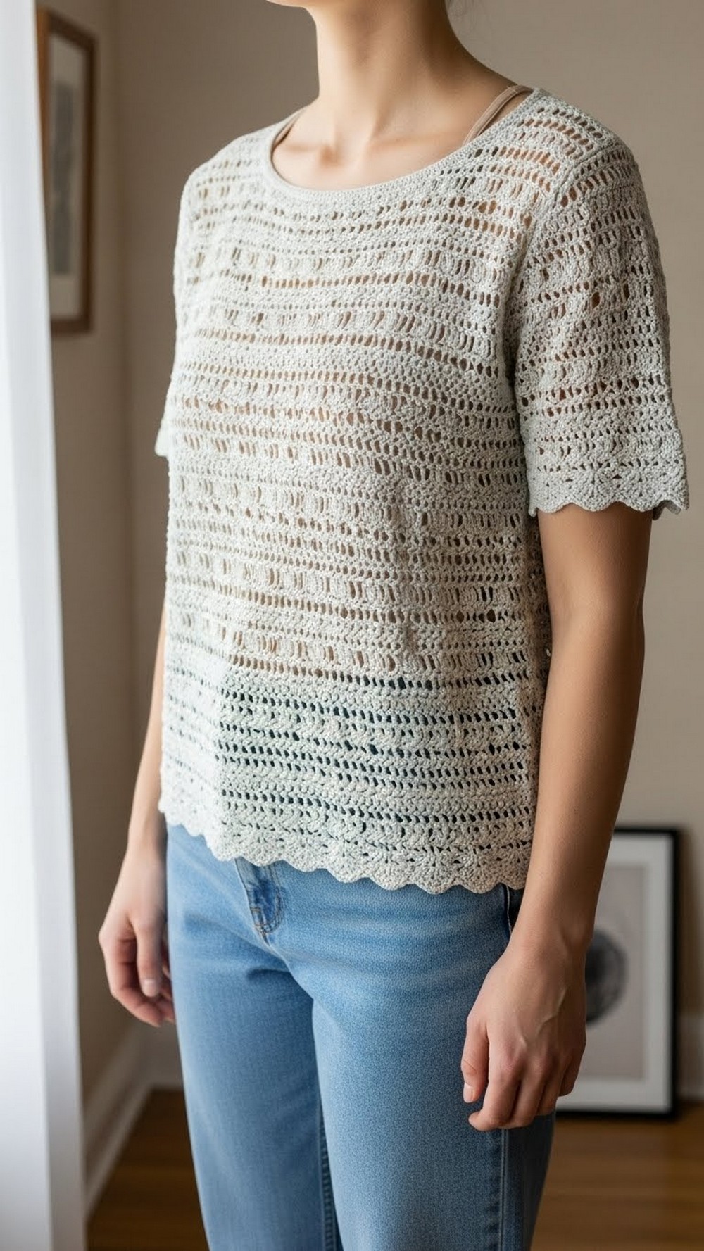Soft Sorbet Summer Crochet Top Outfit