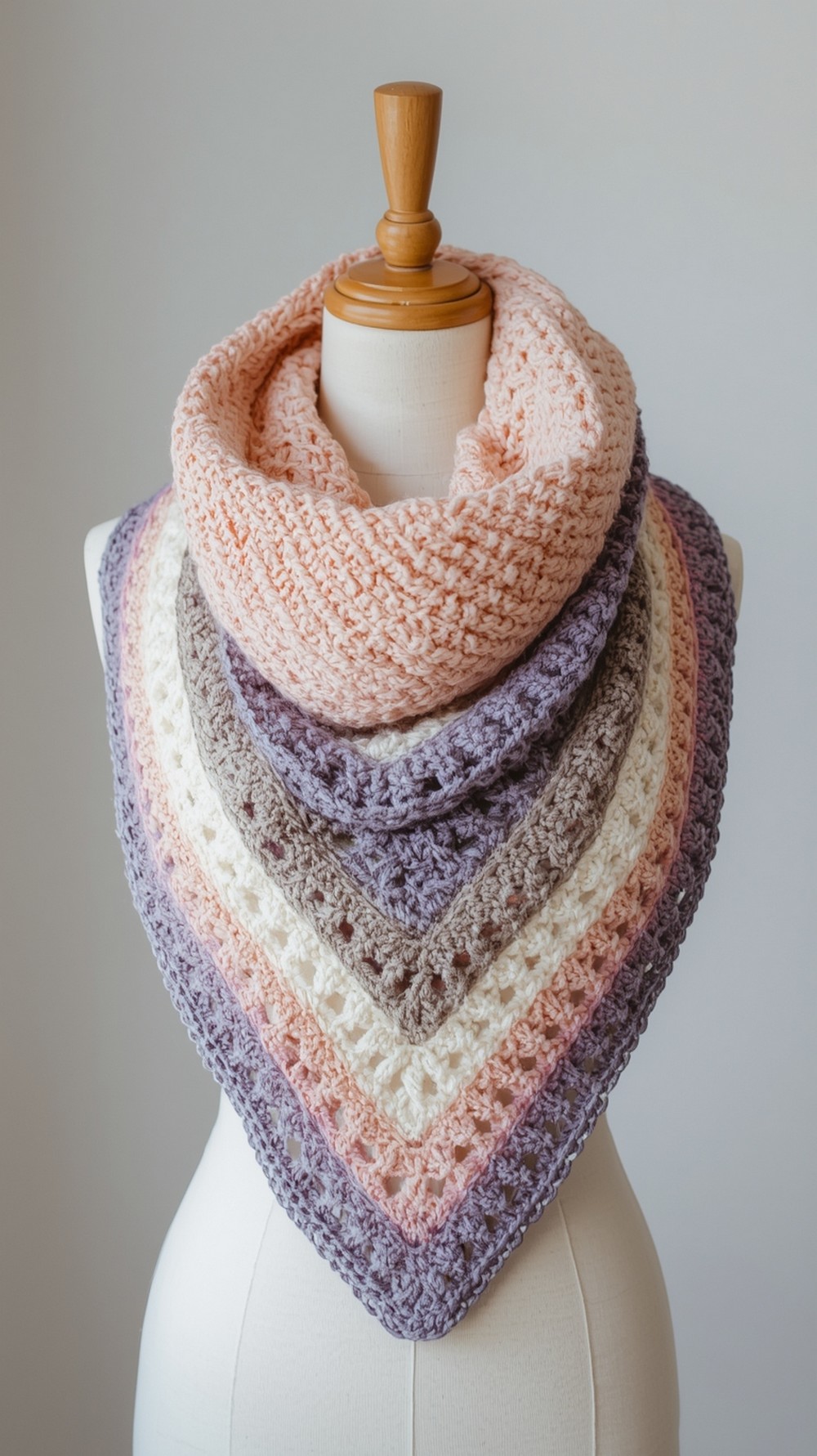 Sparkle Cake Triangle Shawl