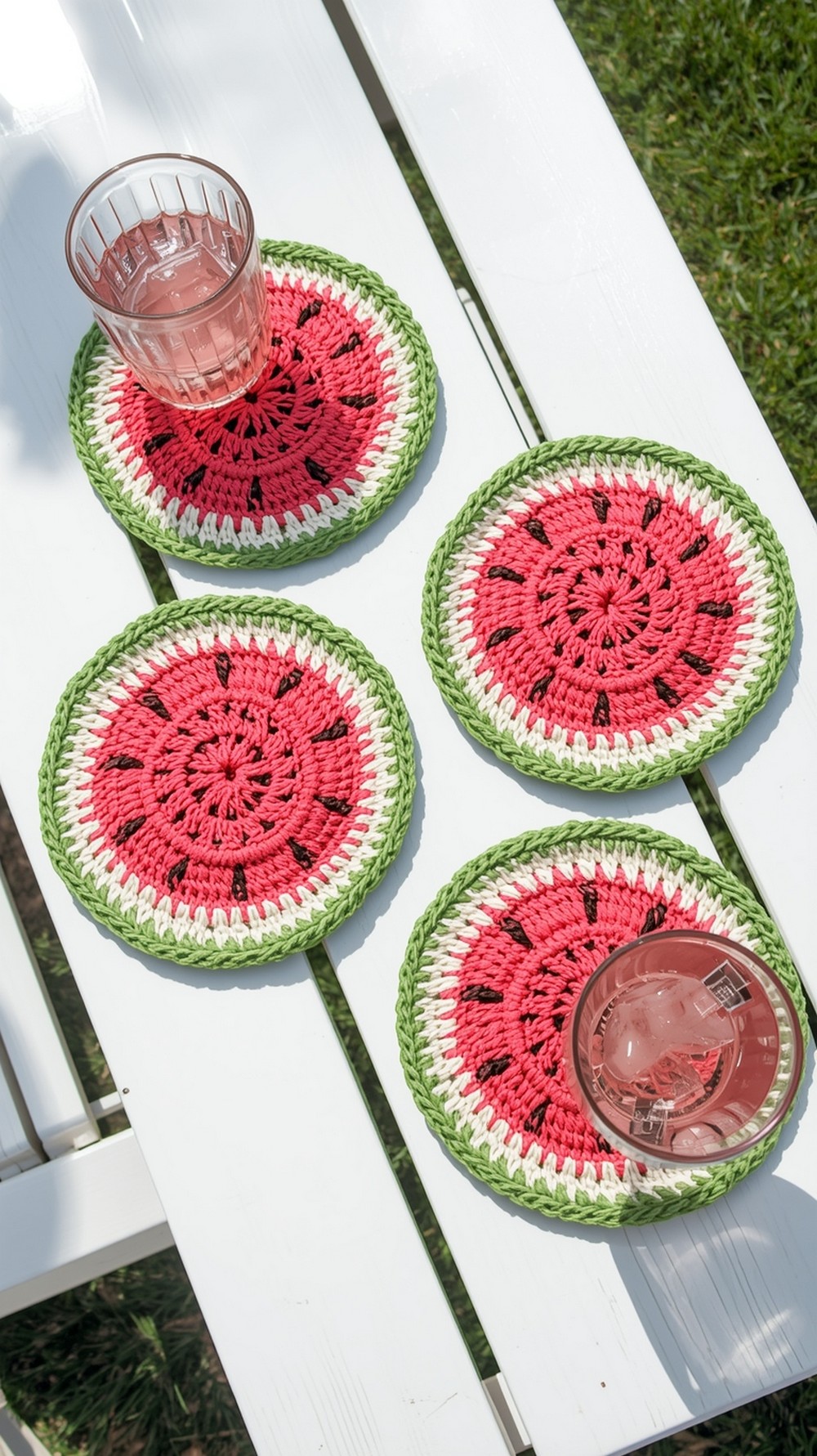Watermelon Coasters