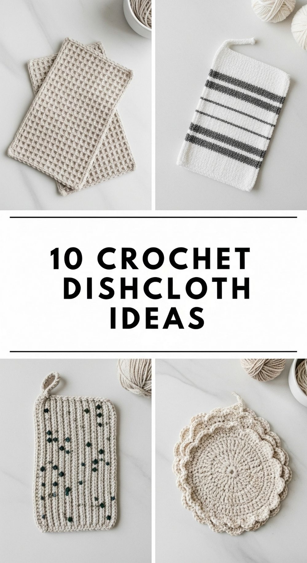 10 Crochet Dishcloth Ideas
