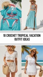 10 Crochet Tropical Vacation Outfit Ideas