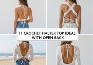 11 Crochet Halter Top Ideas With Open Back