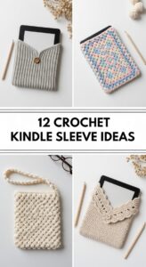 12 Crochet Kindle Sleeve Ideas