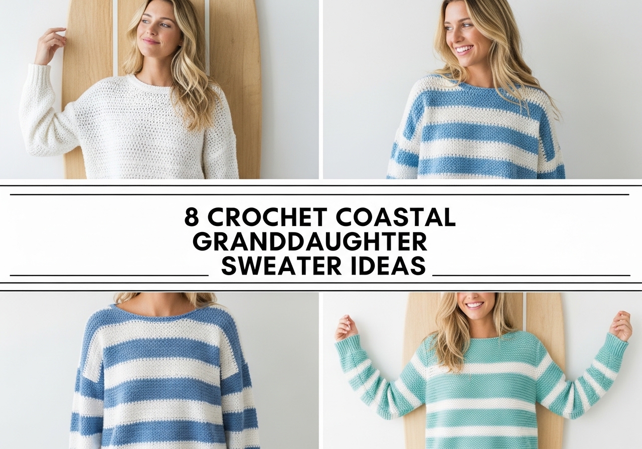 8 Crochet Coastal Granddaughter Sweater Ideas