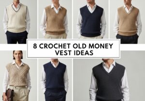 8 Crochet Old Money Vest Ideas