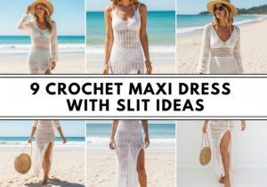 9 Crochet Maxi Dress With Slit Ideas