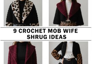 9 Crochet Mob Wife Shrug Ideas