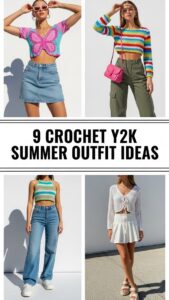 9 Crochet Y2K Summer Outfit Ideas