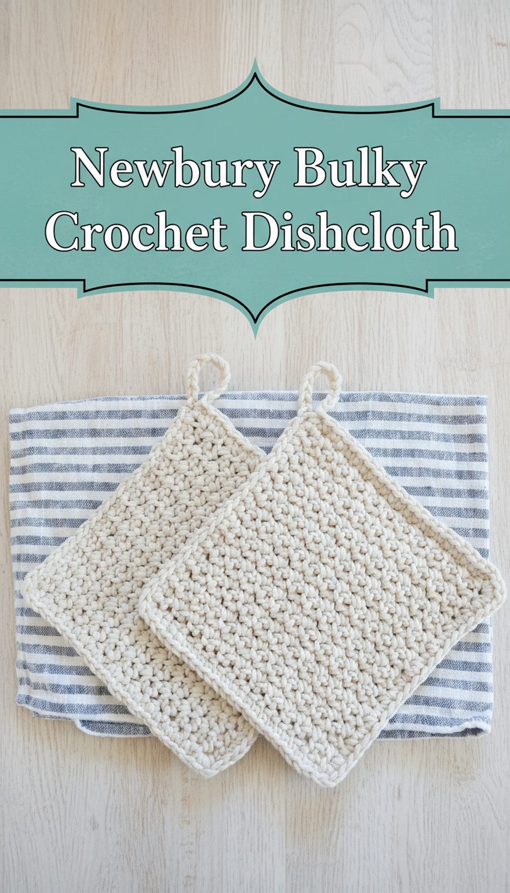 Newbury Bulky Crochet Dishcloth