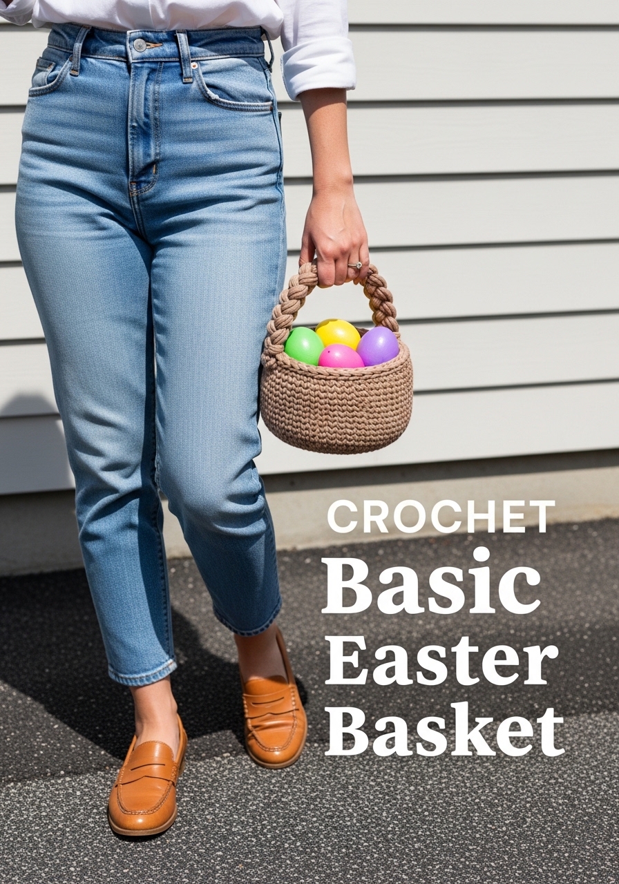 Crochet Basic Easter Basket