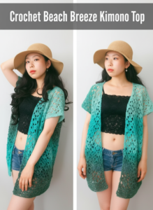 Crochet Beach Breeze Kimono Top