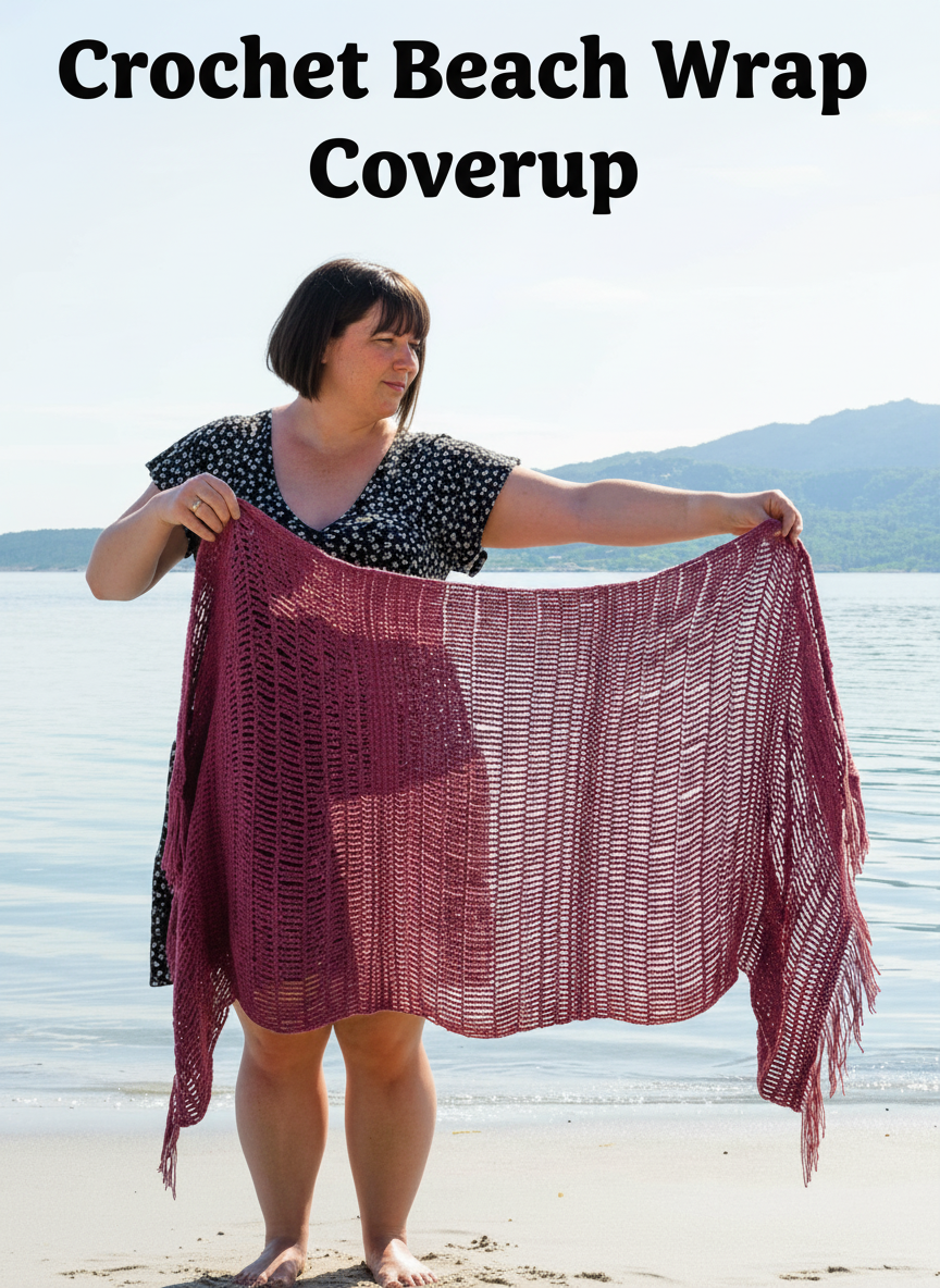 Crochet Beach Wrap Coverup