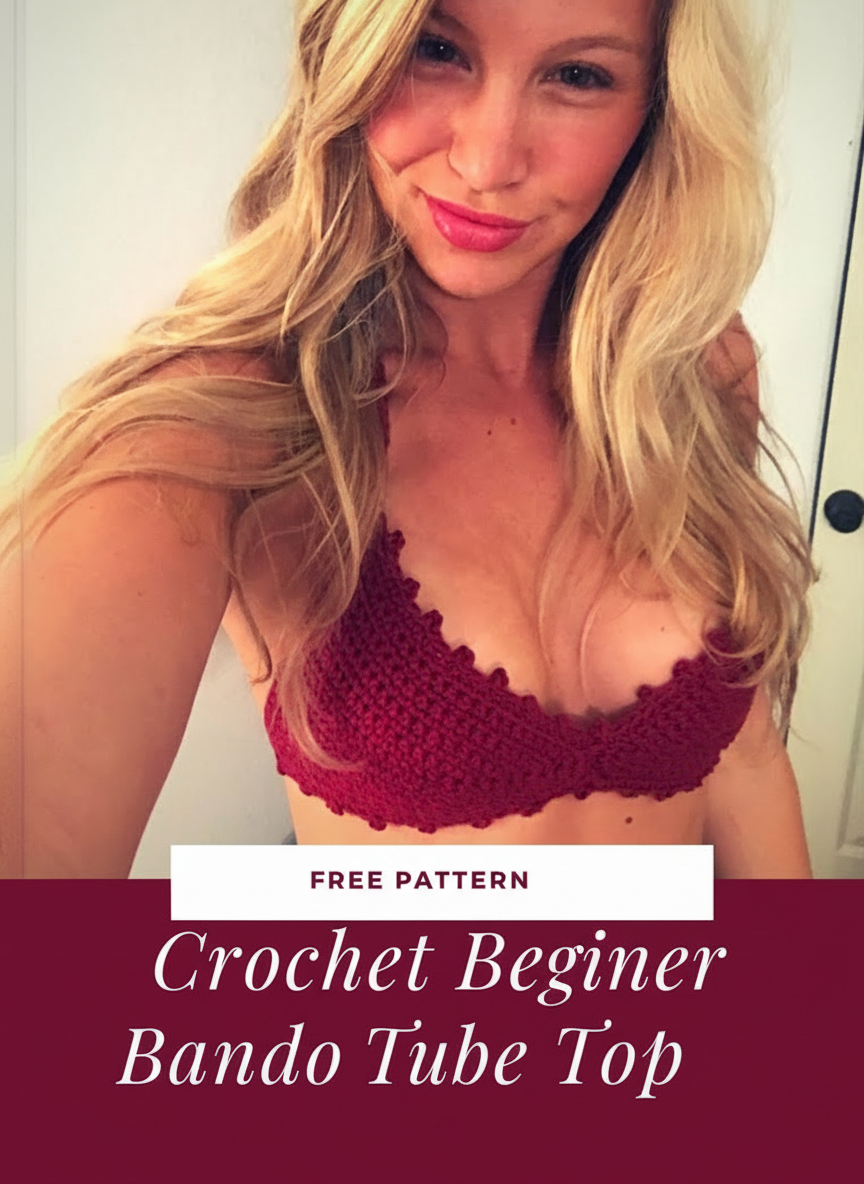 Crochet Beginner Bando Tube Top