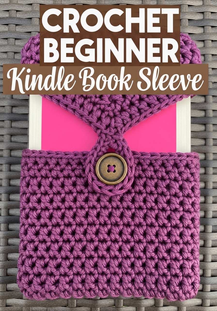 Crochet Beginner Kindle Book Sleeve