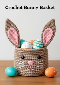 Crochet Bunny Basket