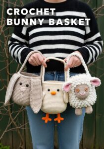 Crochet Bunny Basket